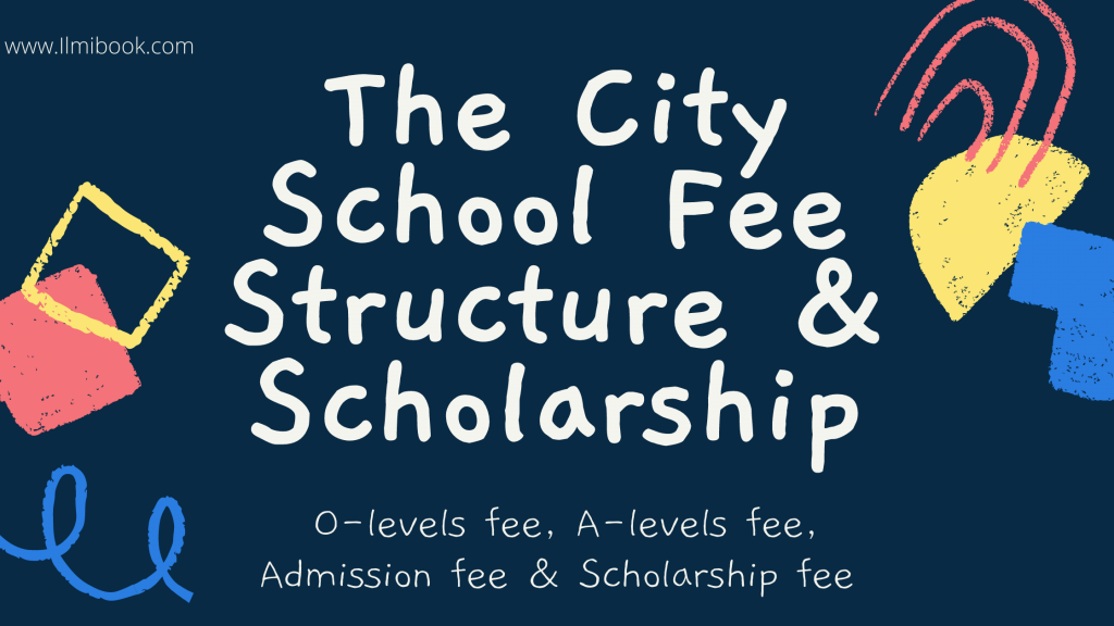 The City School fee structure and scholarship fee