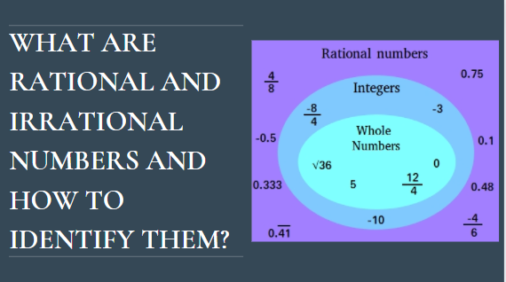What are rational and irrational numbers and how to identify them