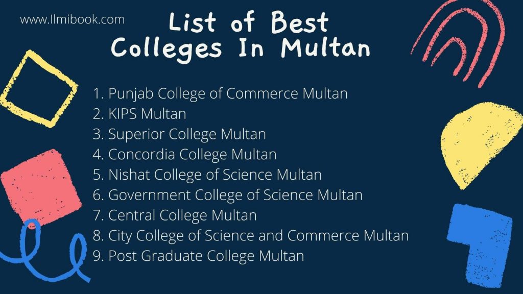 List of Best Colleges in Multan