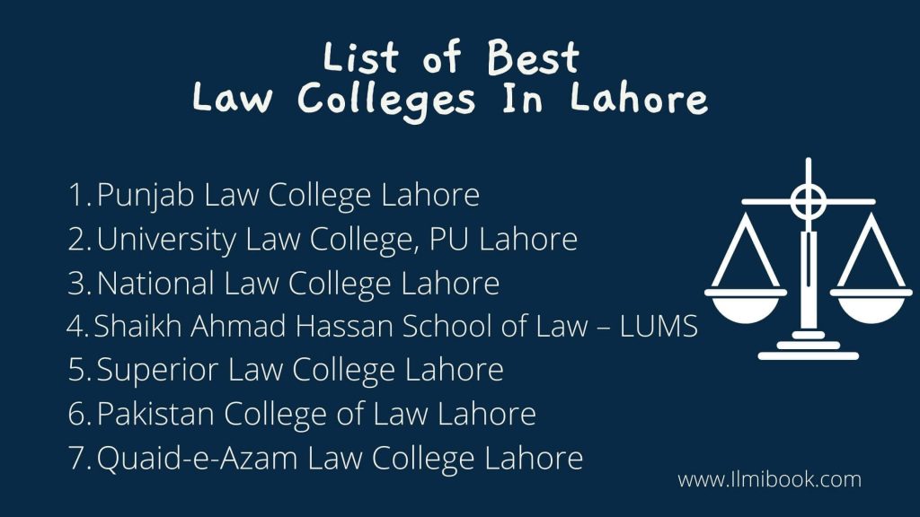 Best Law Colleges in Lahore