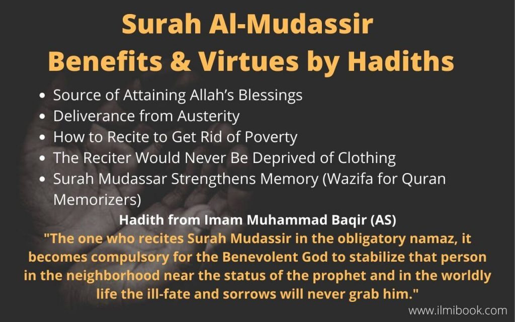 Surah al-Mudassir Benefits and Virtues by Hadiths