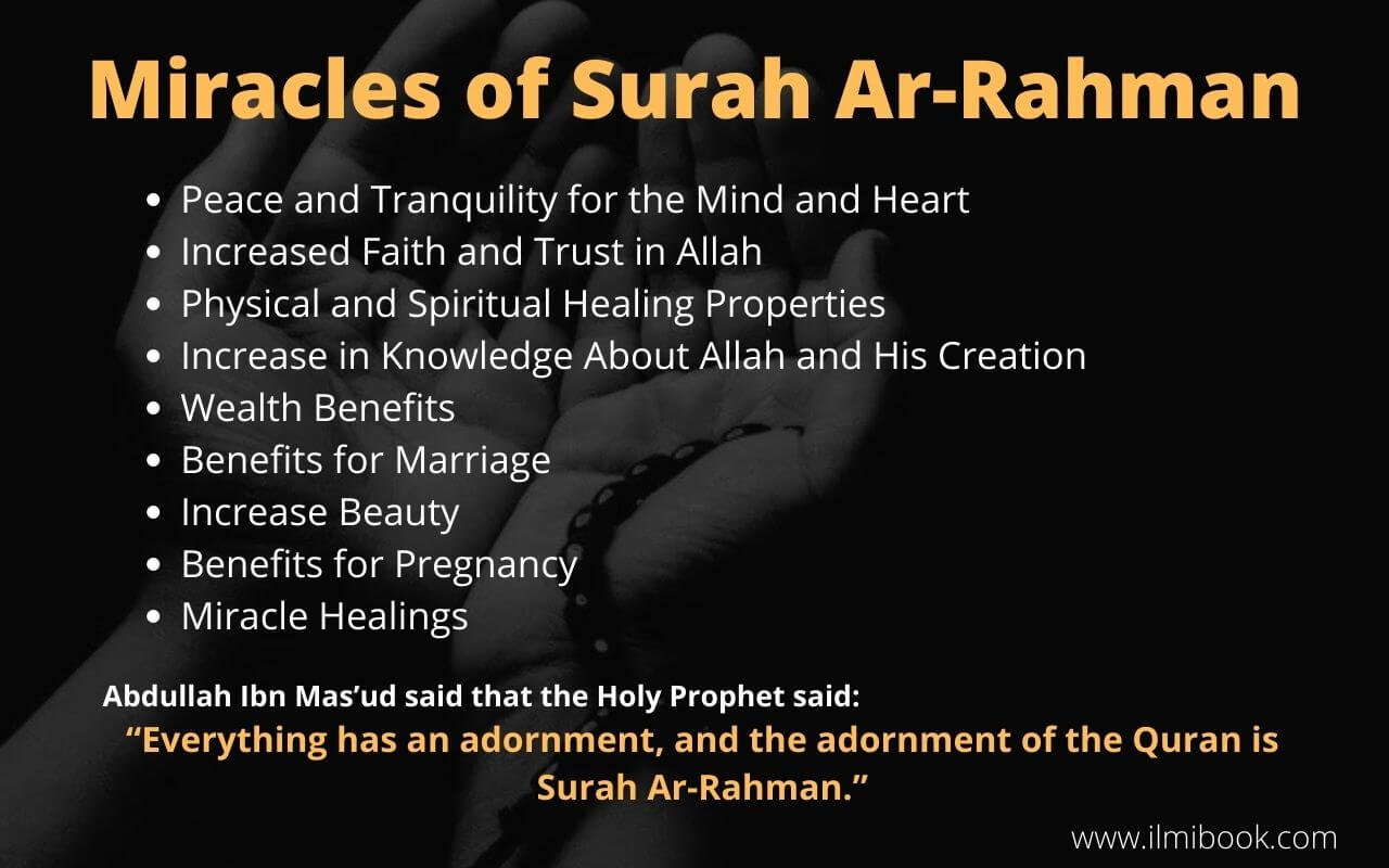 9 Amazing Miracles of Surah ArRahman Ilmibook