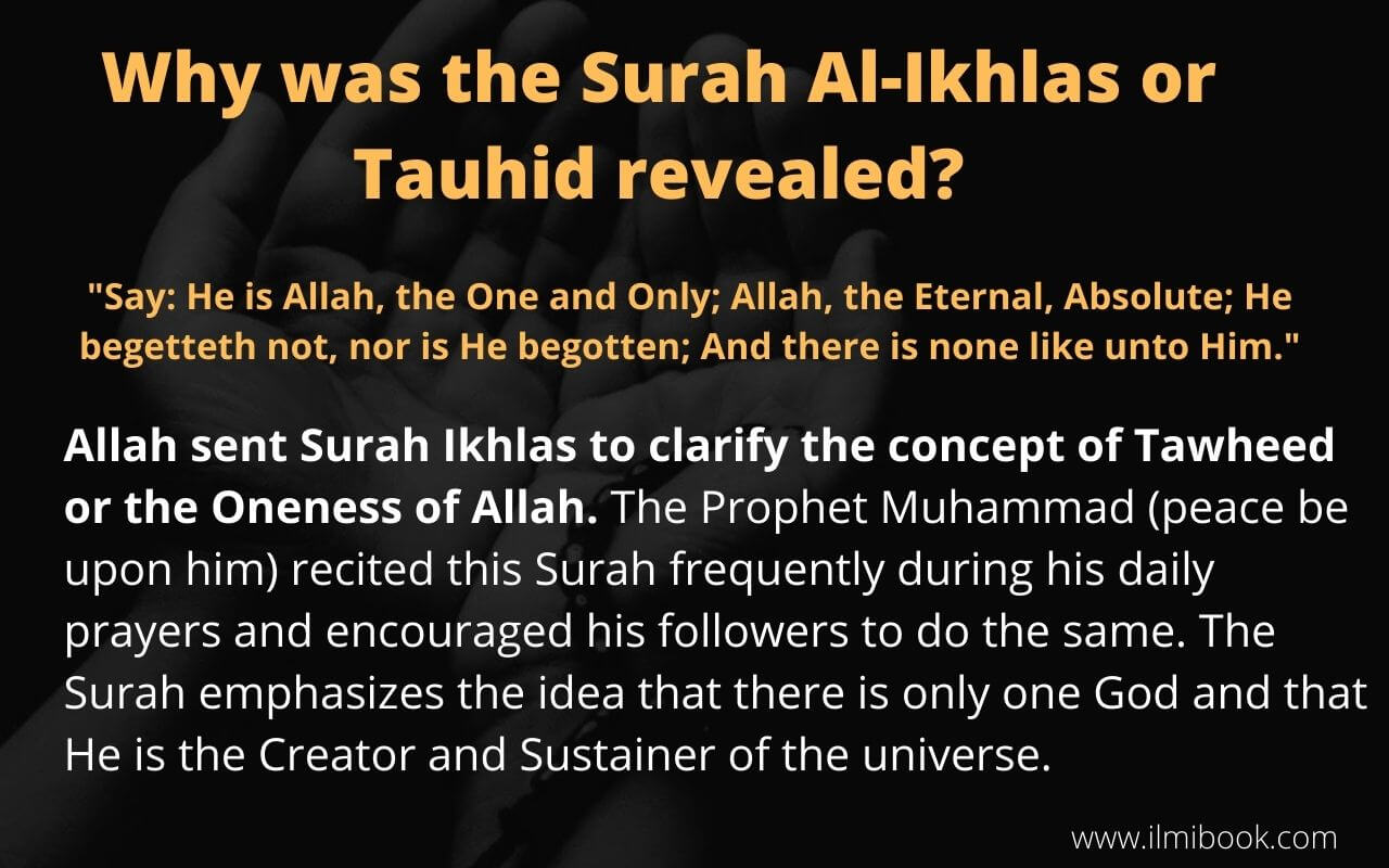 why-did-allah-send-or-revealed-surah-ikhlas-ilmibook